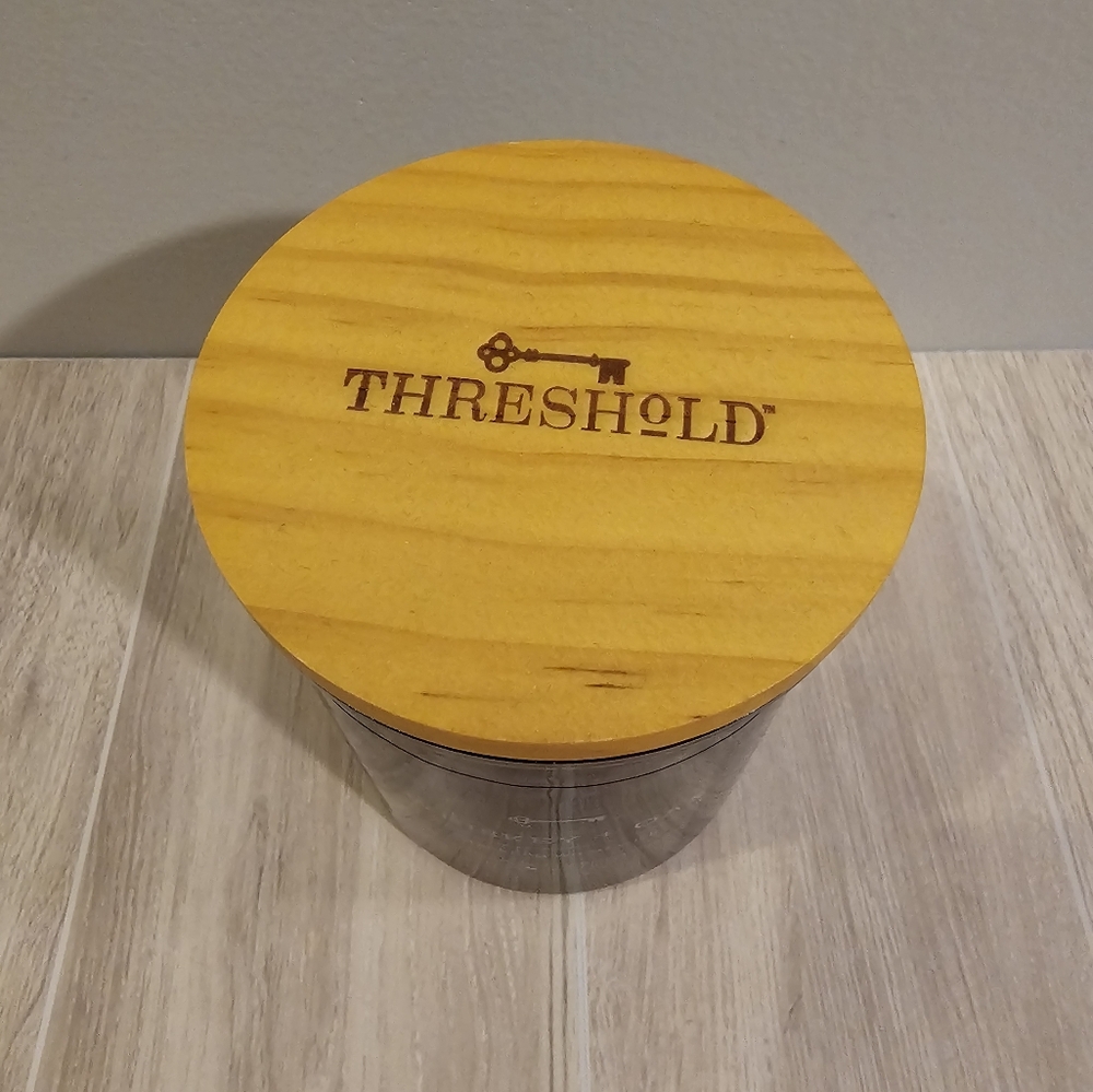 Whiskey + Oak Crackling Wood Wick Candle by Threshold- 9oz - Picture 2 of 4